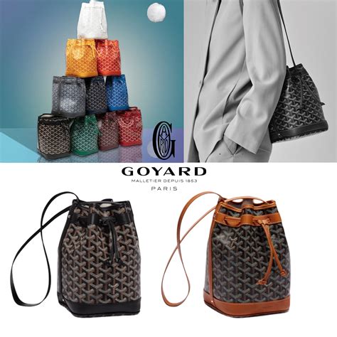 goyard bag navy|goyard petit flot bucket bag.